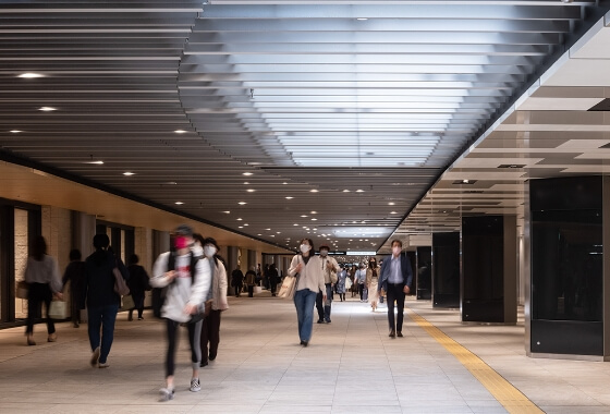 大阪梅田の地下街