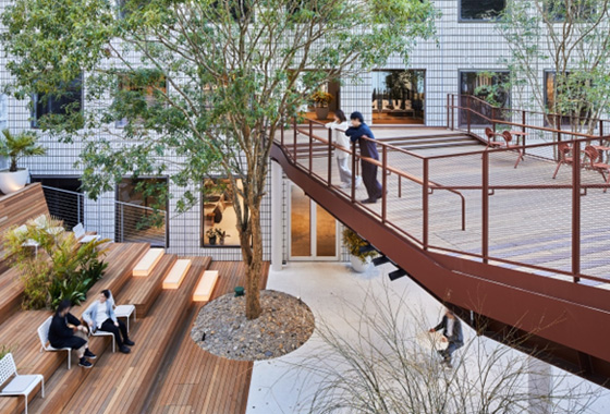 ABWを導入したオフィス事例、コクヨ株式会社 品川オフィス「THE CAMPUS」