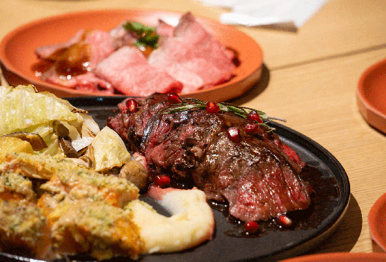 会場となるWELLCO DININGで提供された料理